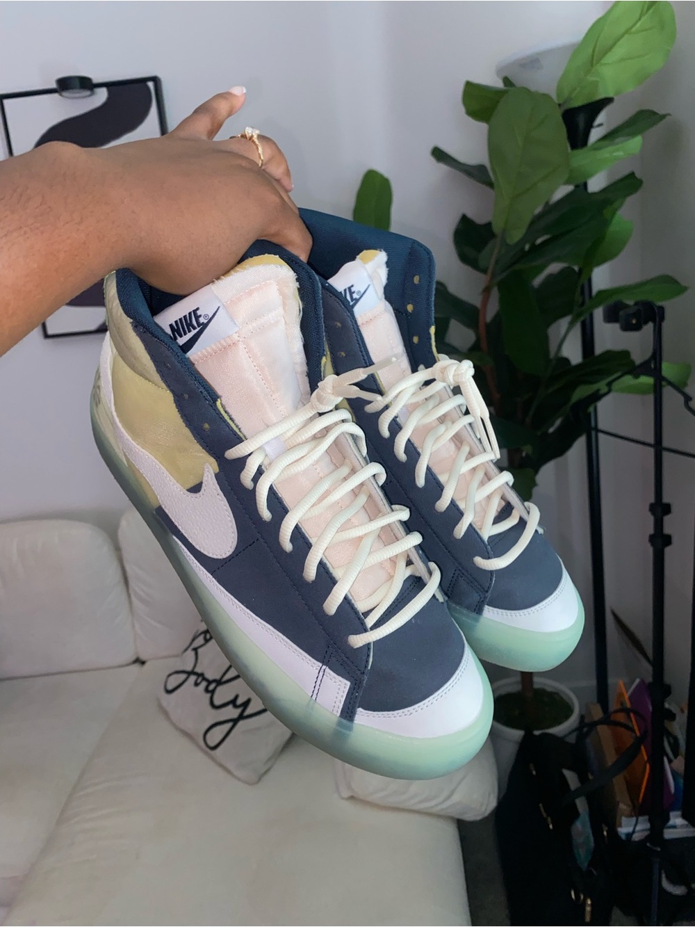 Nike Blazer Mid ’77 Next Nature “Blue Tint/Volt”